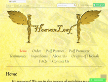Tablet Screenshot of heavenleaf.com